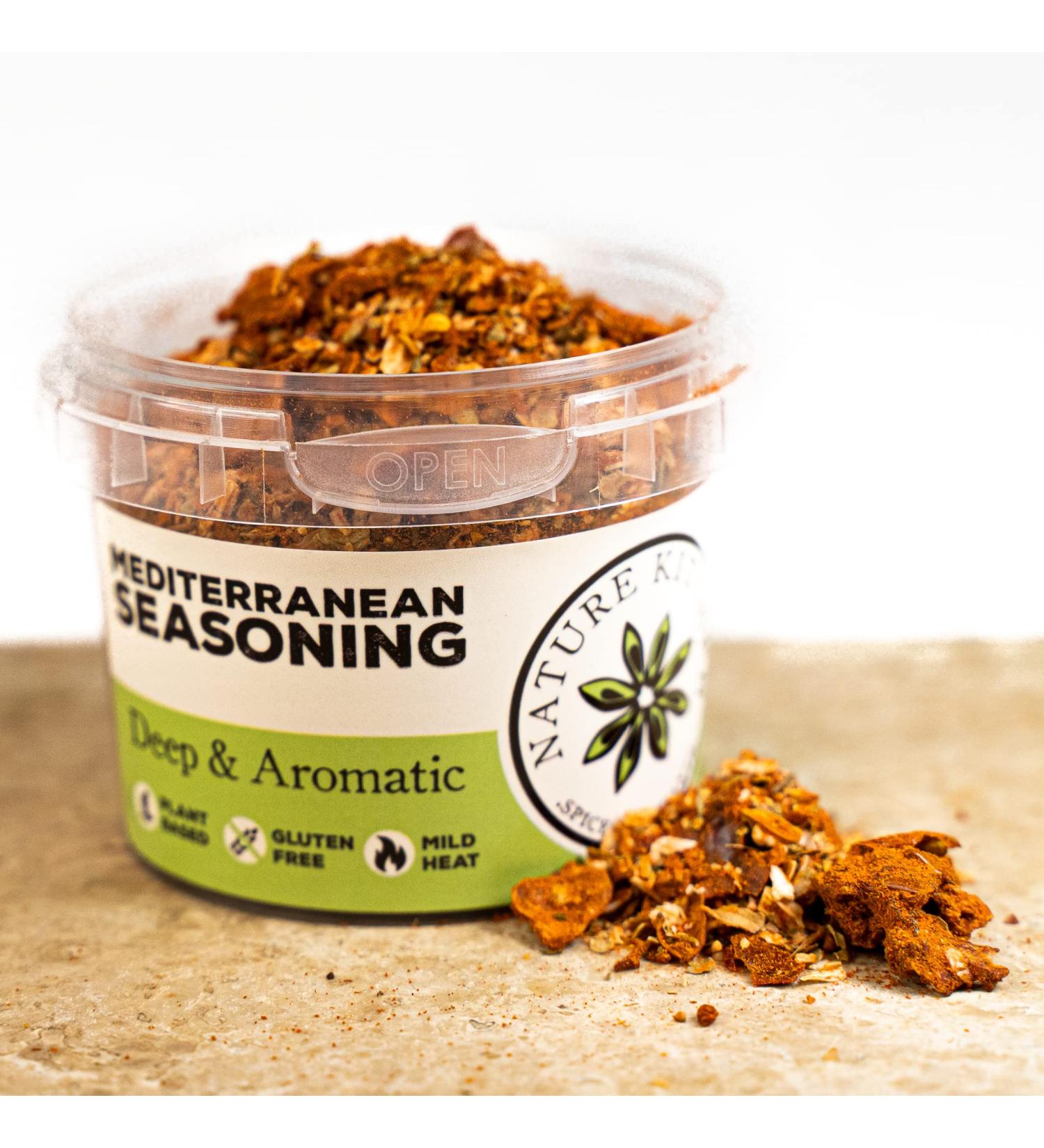 Nature Kitchen Hand Blended Mediterranean Seasoning - Rare, Hard to Find Mixes for Cooking - Buy Online on GoSupps.com