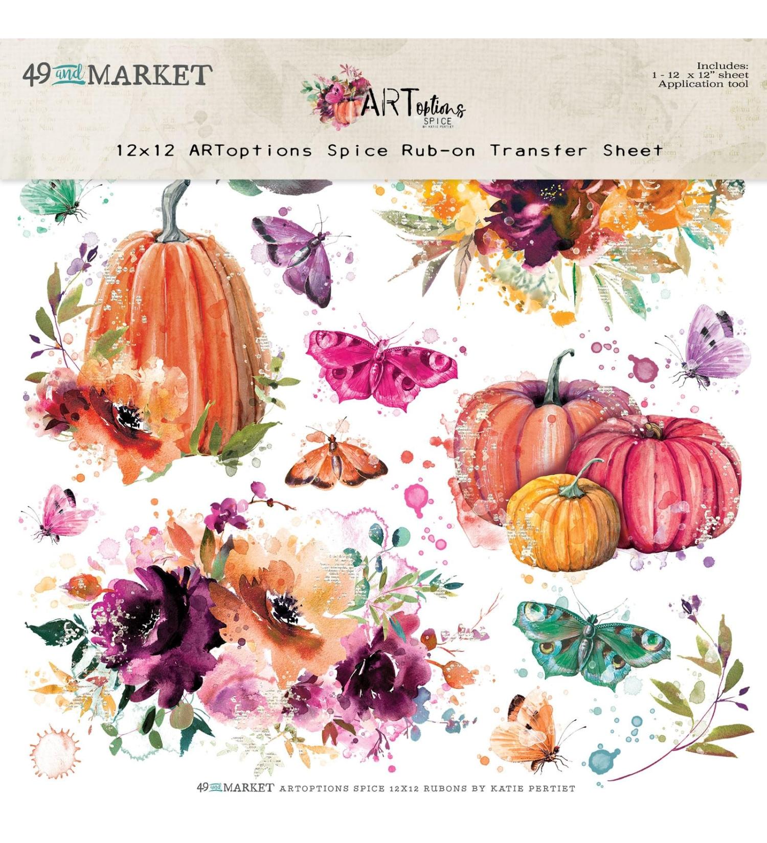 ARToptions Spice Rub-Ons 12"X12" 1/PkgAOS25316 - Buy Online on GoSupps.com