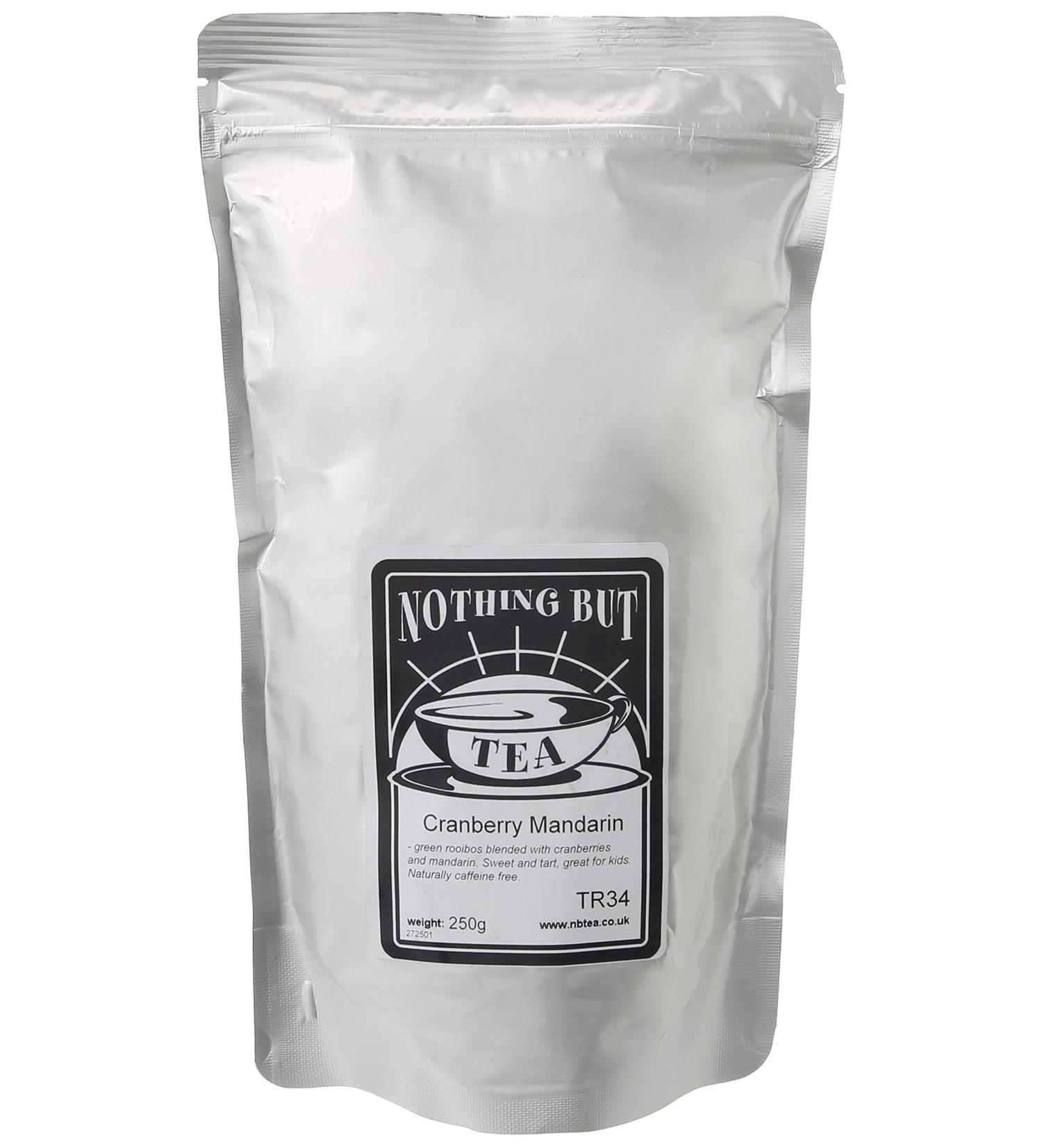 Nothing But Tea Green Rooibos Cranberry Mandarin 250 g - Buy Online on GoSupps.com