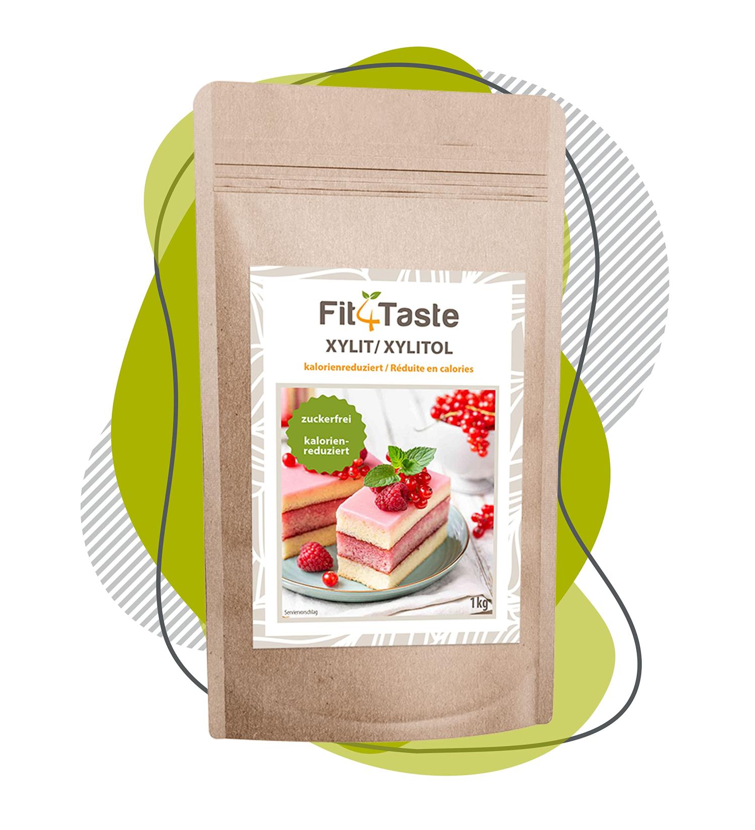 Buy Fit4 Xylitol Birch Sugar 1kg | Sugar-Free Alternative | Low-Calorie Sweetener for Baking & Table Use - Buy Online on GoSupps.com