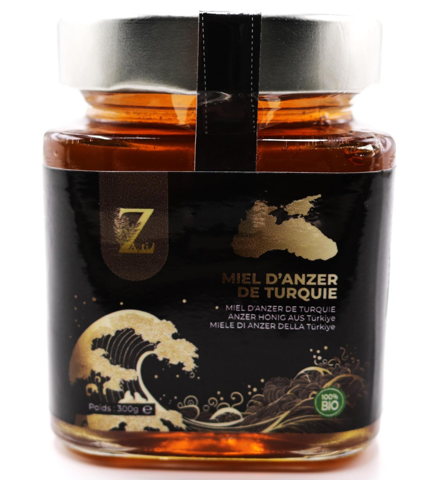 Miel d'Anzer turc 300g - un miel Rare et unique - 100% Naturel R colt dans la r gion de la mer Noire. - Buy Online on GoSupps.com