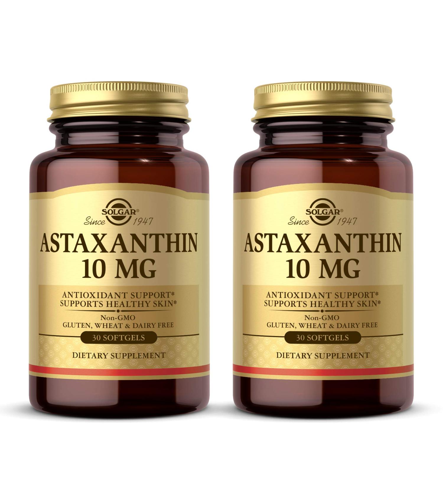 Buy Solgar Astaxanthin 10 mg - 30 Softgels for Antioxidant Support - Buy Online on GoSupps.com