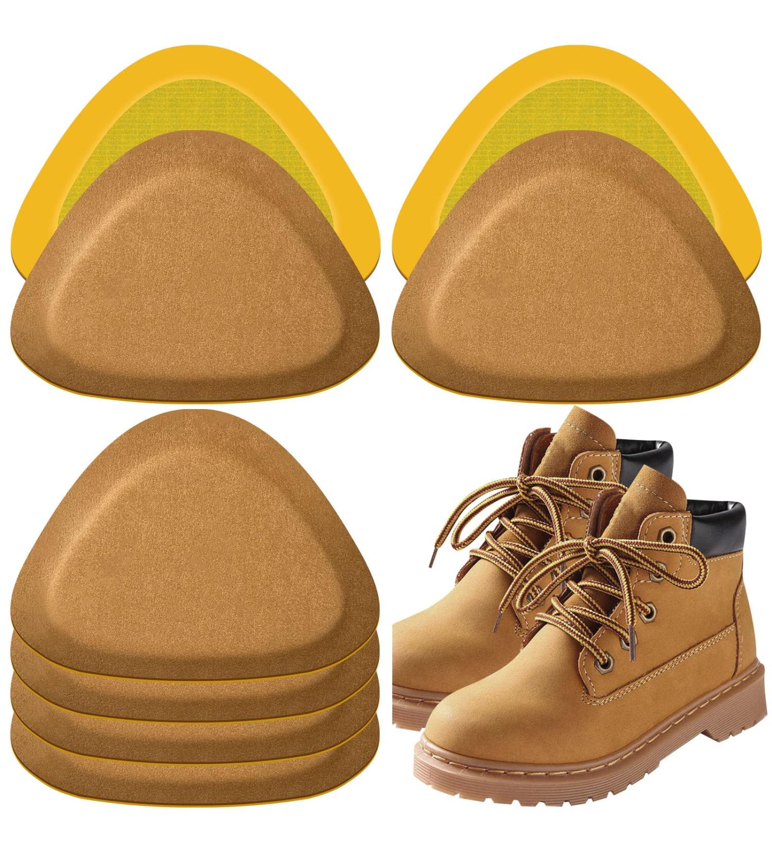 Premium Leather Heel Grips Liner Cushions - 4 Pair Set for Improved Comfort and Fit in Shoes - Men/Women - Sneakers, Leather Shoes, High Heels - Buy Online on GoSupps.com