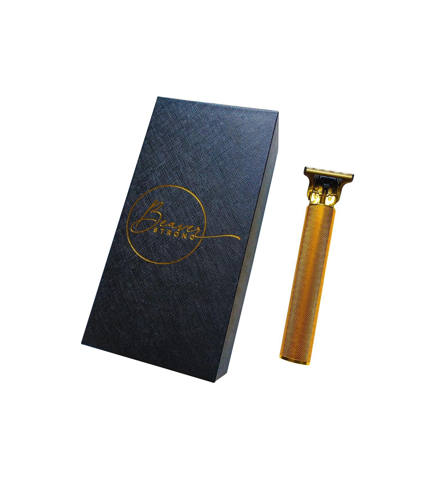 Professional Gold Hair Trimmer for Men - Full Metal Body Electric Grooming Tool - Buy Online on GoSupps.com