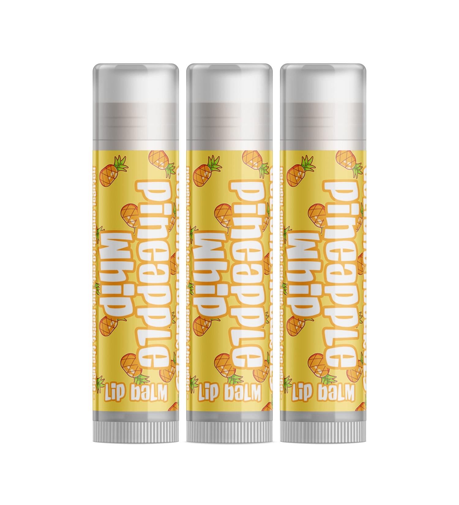Buy Pineapple Whip Lip Balm - Set of Three | Nourishing & Tropical Flavor | International Shipping Available - Buy Online on GoSupps.com