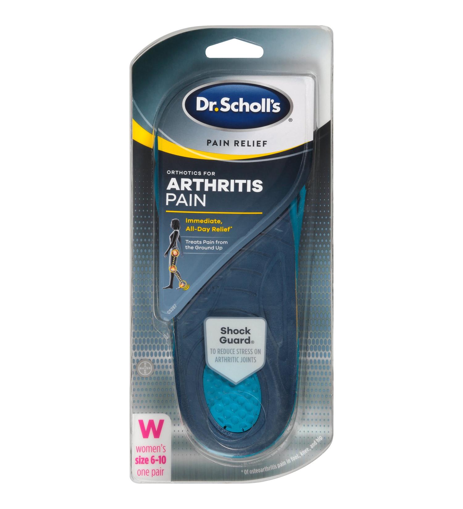 Dr. Scholl's Pain Relief Orthotics Arthritis Pain Women