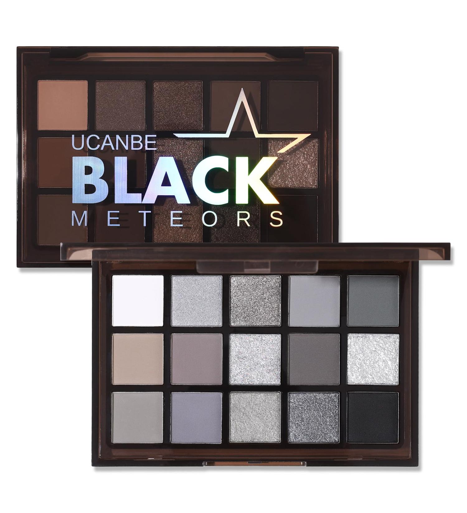 Ucanbe Goth Eyeshadow Palette - 15 Colors for Smokey Looks | Waterproof & Durable Gothic Makeup for Halloween - Buy Online on GoSupps.com