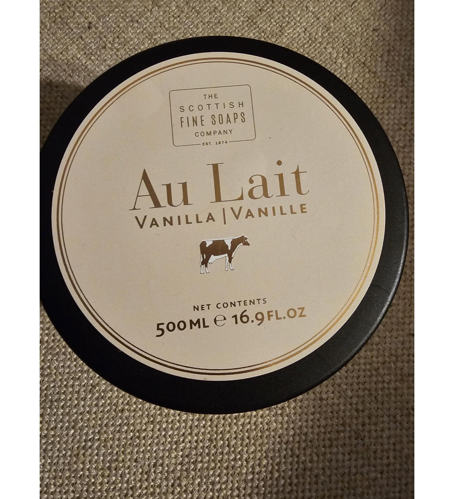 Scottish Fine Soap Au Lait Vanilla Body Butter 16.9 fl oz - Luxurious Hydration for All Skin Types | International Shipping Available - Buy Online on GoSupps.com