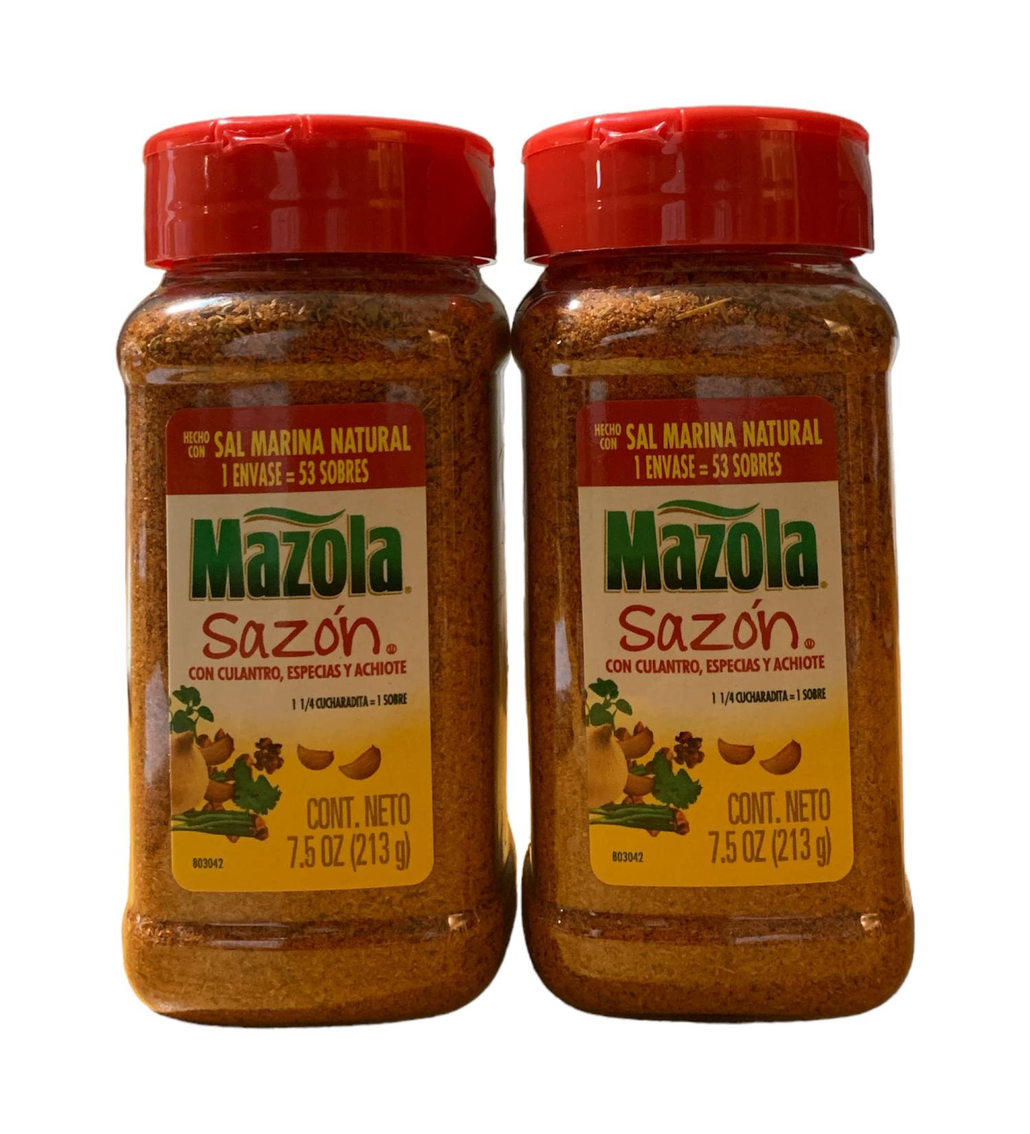 Mazola Sazon Set of 2 pack con Culantro Sal Marina Natural