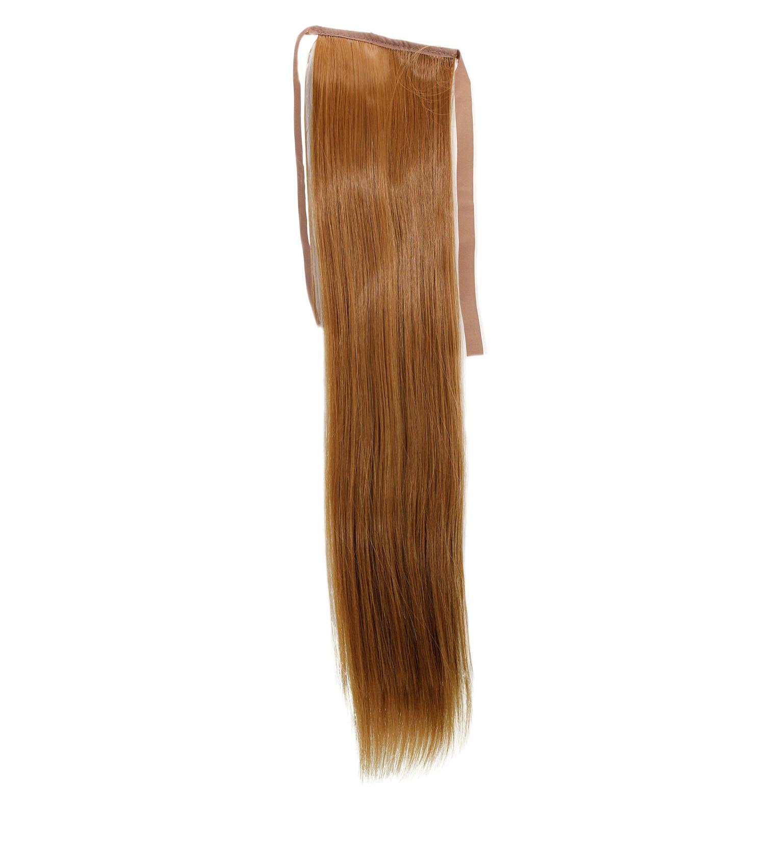 Wig Me Up-YZF-S18-27 hair part braid narrow side braid Cosplay copper blond smooth 18inch/ 45cm tape hair bracket hair extension copper blonde (27)