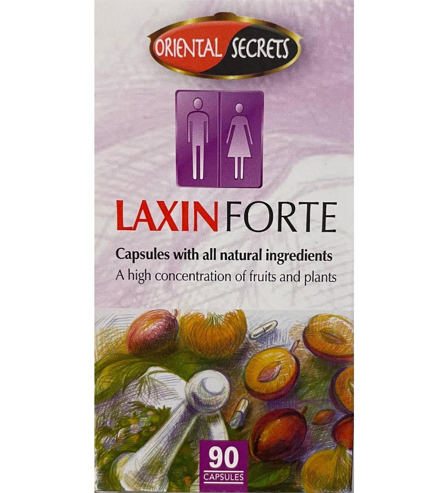 Laxin Forte Regular Bowel Movement 90 Capsules Kosher - Buy Online on GoSupps.com