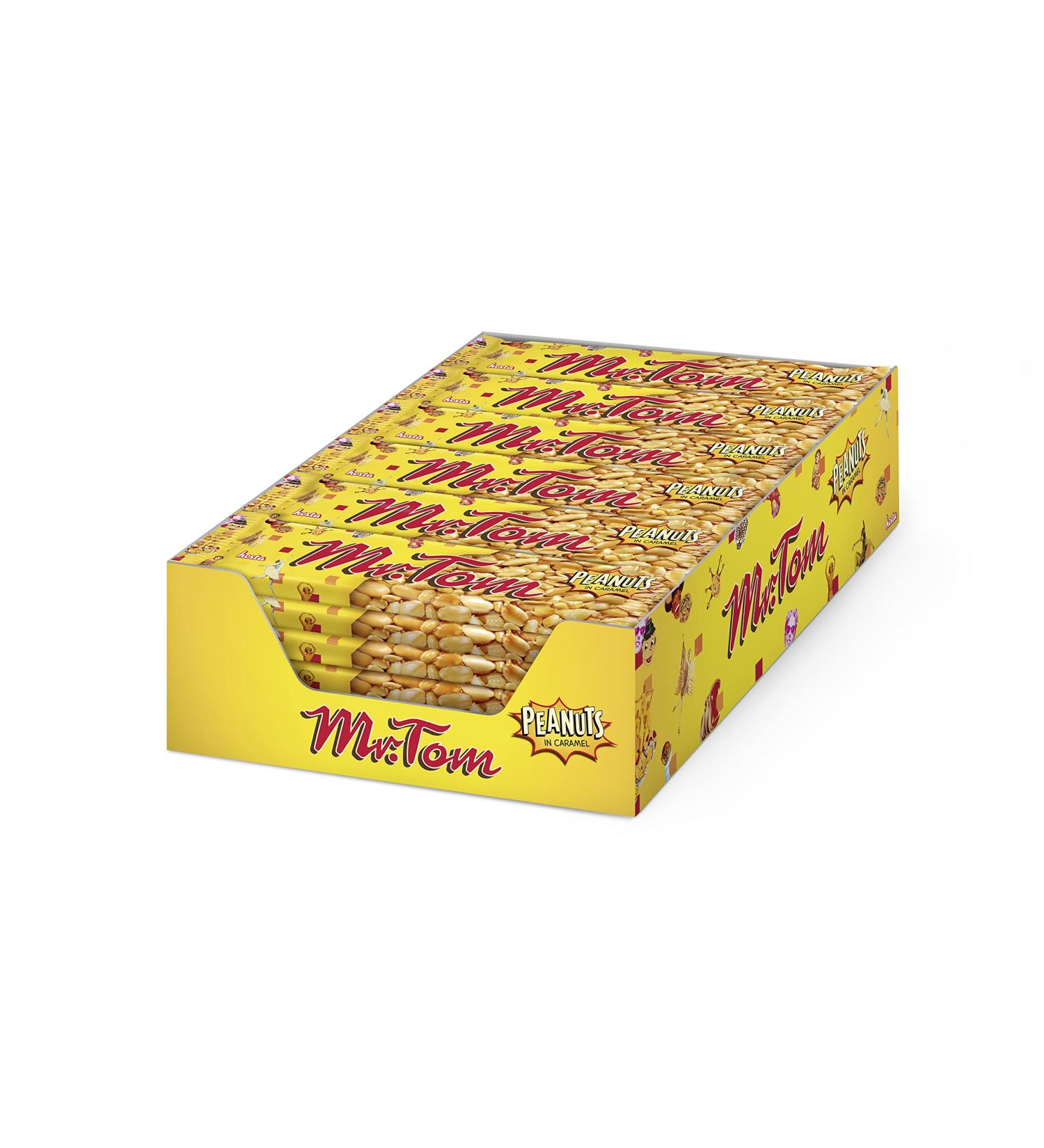 German Mr. Tom Seriously Nutty Peanut Bars 36x40g - Premium Snack for Nut Lovers - Buy Online on GoSupps.com
