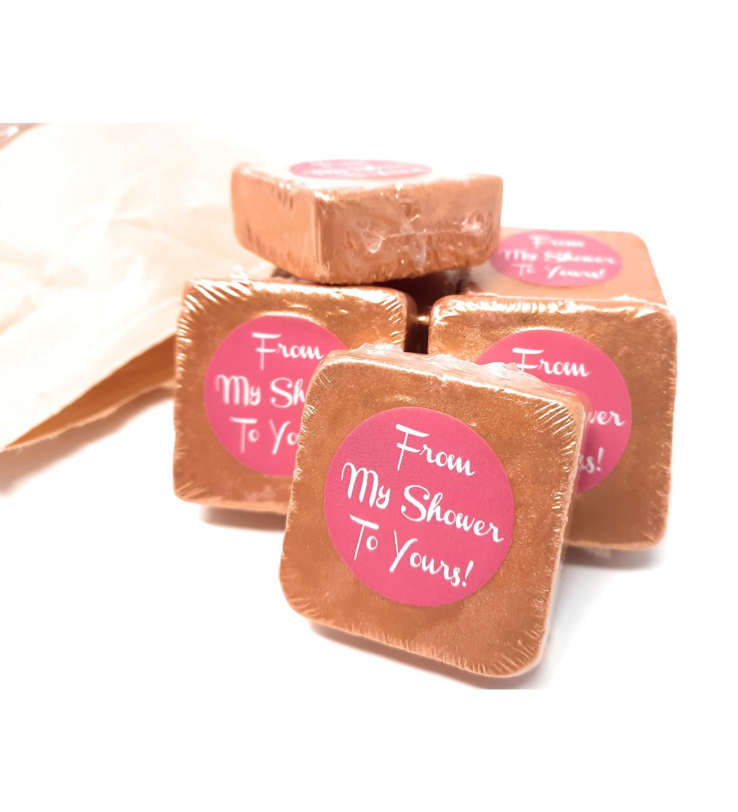 Gold Glitter Bath Bomb Favors - Perfect for Bridal and Baby Showers - My Shower to Yours - Pink and Gold Shower Favors - Buy Online on GoSupps.com