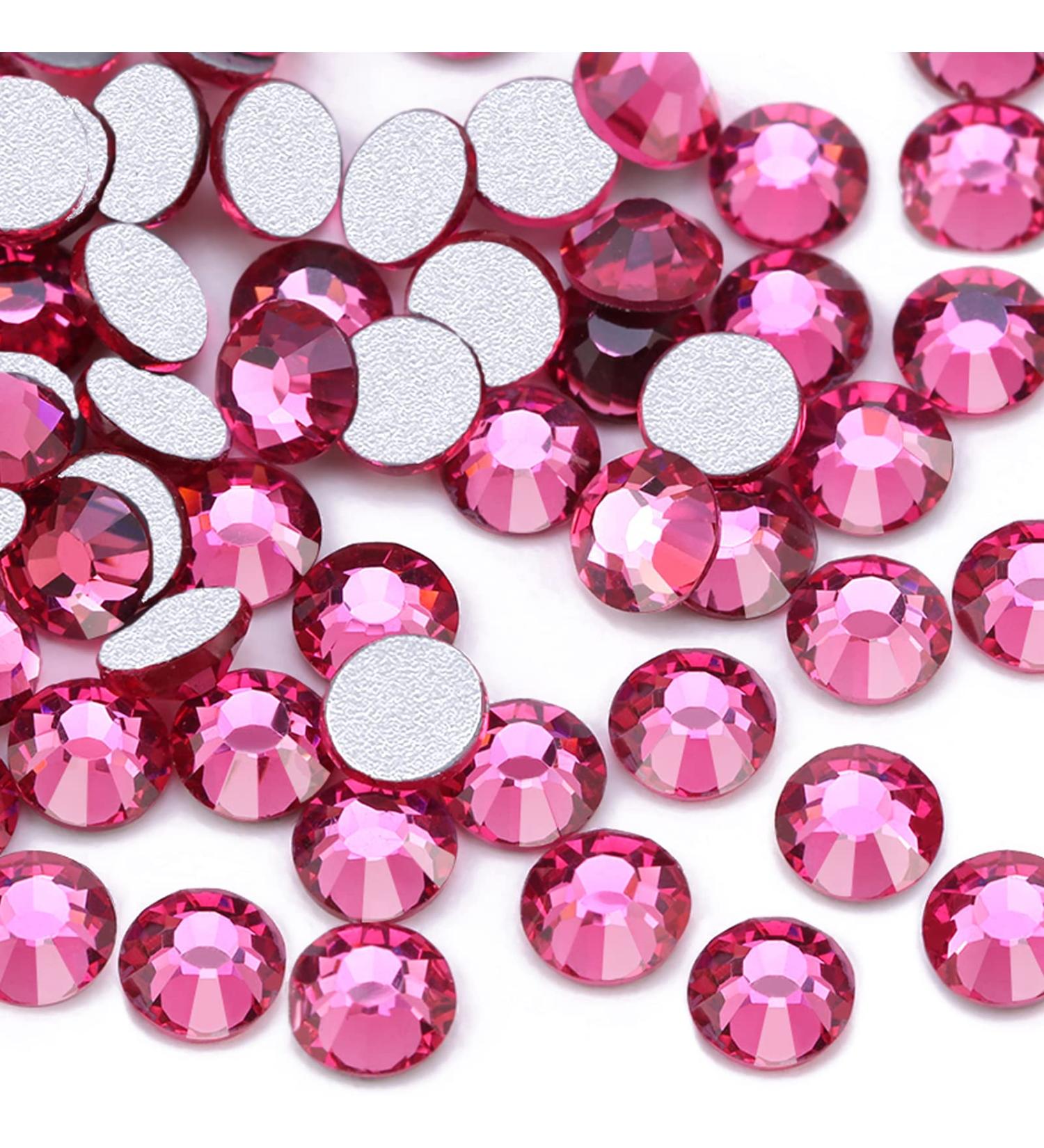 Dowarm 1440 Pieces SS4 Flatback Rhinestones 1.5MM Flatback Nail Crystal Rhinestones for Craft Dance Costumes Non Hotfix Rhinestones for Face Body Nail Art (SS4 / 1.5MM Rose) - Buy Online on GoSupps.com