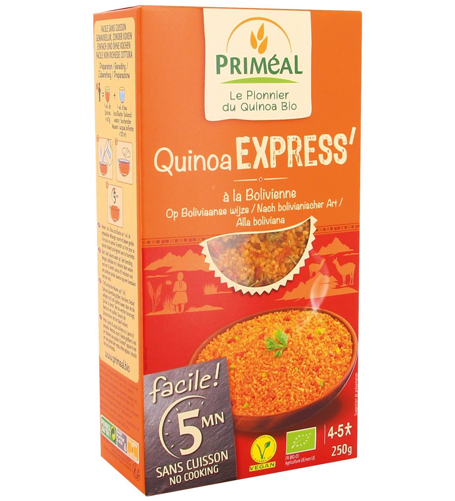 Priméal - ORGANIC - Quinoa Express to Bolivian 250g