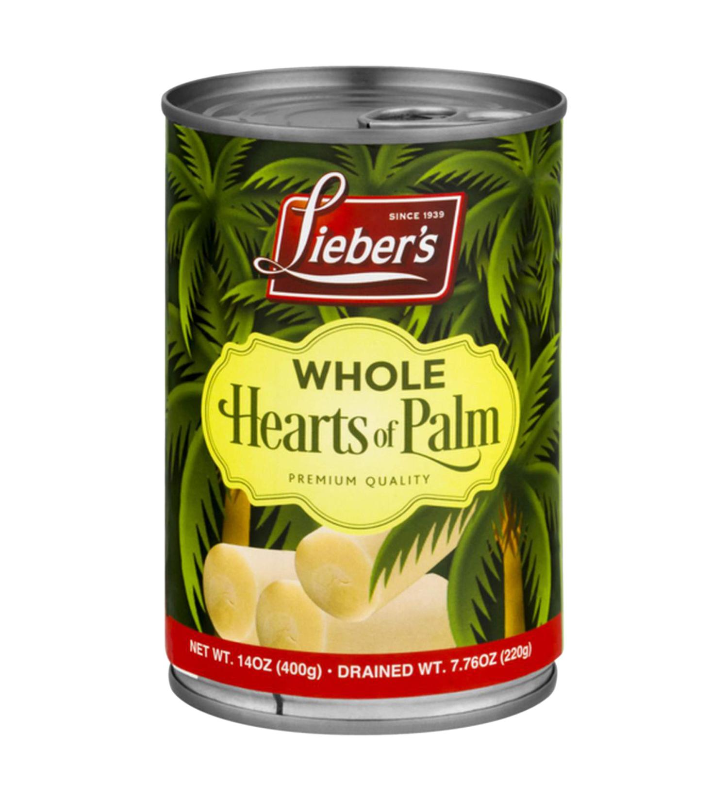 Lieber's Whole Hearts of Palm 14 oz - Kosher for Passover (Single)