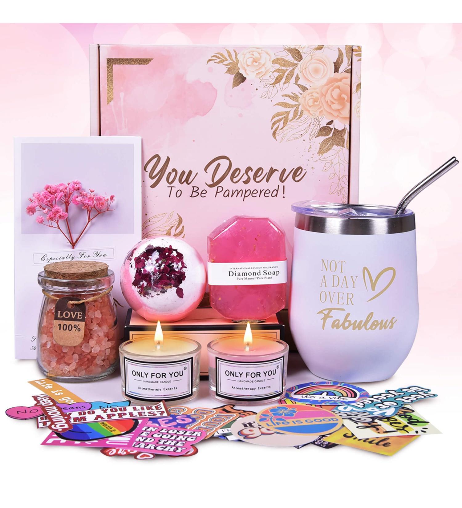 Birthday Gifts for Women - Unique Spa Gift Baskets & Ideas for Moms Sisters & Friends | Perfect for All Ages - Buy Online on GoSupps.com