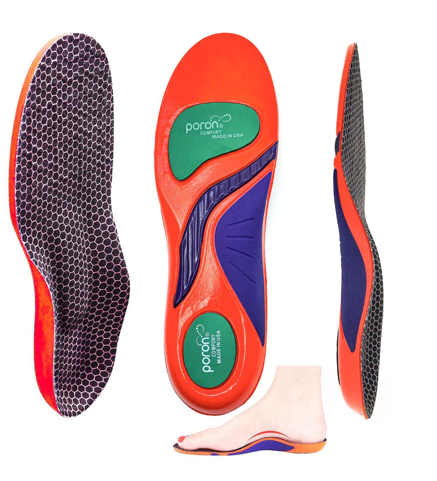 Goofort Arch Support Gel Insoles Women Men 7-Times-Shock-Protection 3D-Xpain -Poron Plantar Fasciitis Orthotic Insoles Flat feet Insole Orthopedic Insoles Metatarsalgia Heel Pain Comfort Shoe Inserts 3d-xpain Poron 7-8 - Buy Online on GoSupps.com
