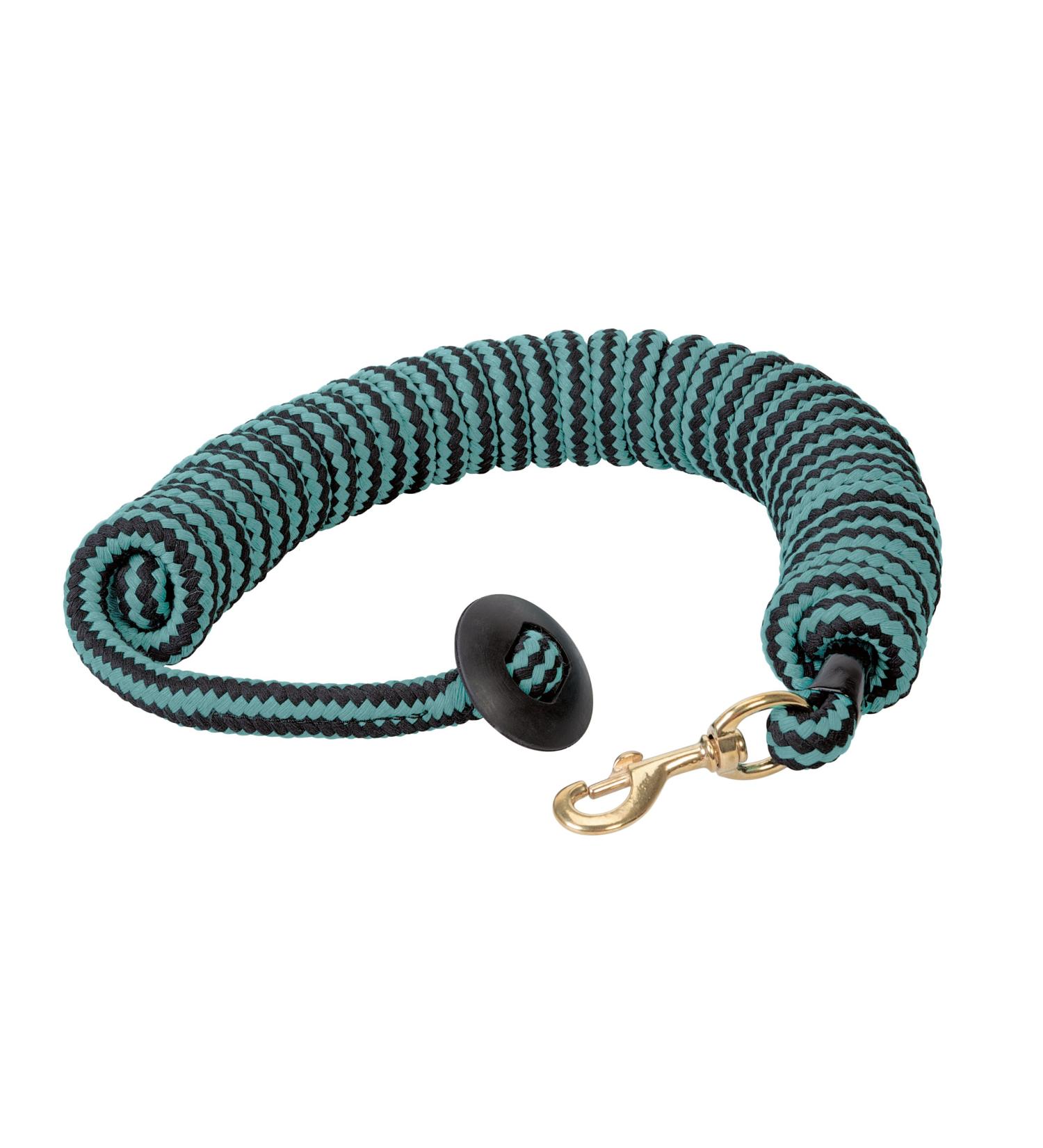 Weaver Leather Round Cotton Lunge Line Black/Turquoise