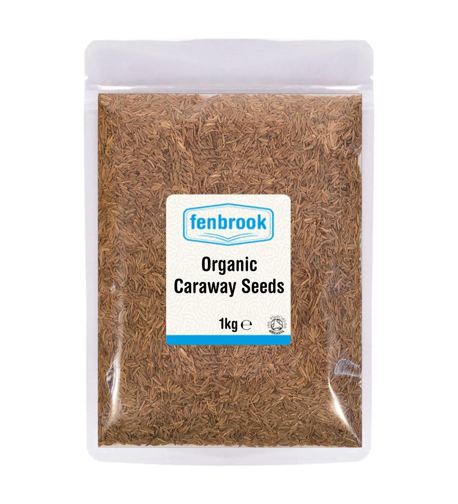 1kg Fenbrook Organic Caraway Seeds | Certified Organic Quality - Buy Online on GoSupps.com