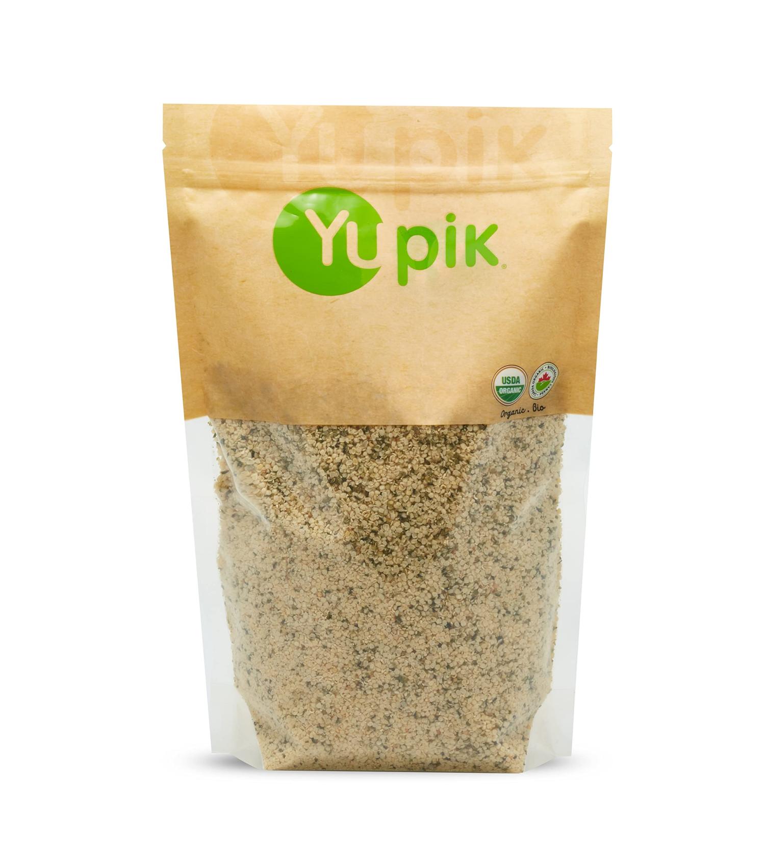 Yupik Organic Canadian Hulled Hemp Seeds 1 kg 6 Count GMO-Free Kosher Gluten-Free Vegan Raw Seeds Shelled Hemp Hearts Source of Omega-3 & Omega-6 Plant-Based Protein for Topping & Baking 6 kg - Buy Online on GoSupps.com