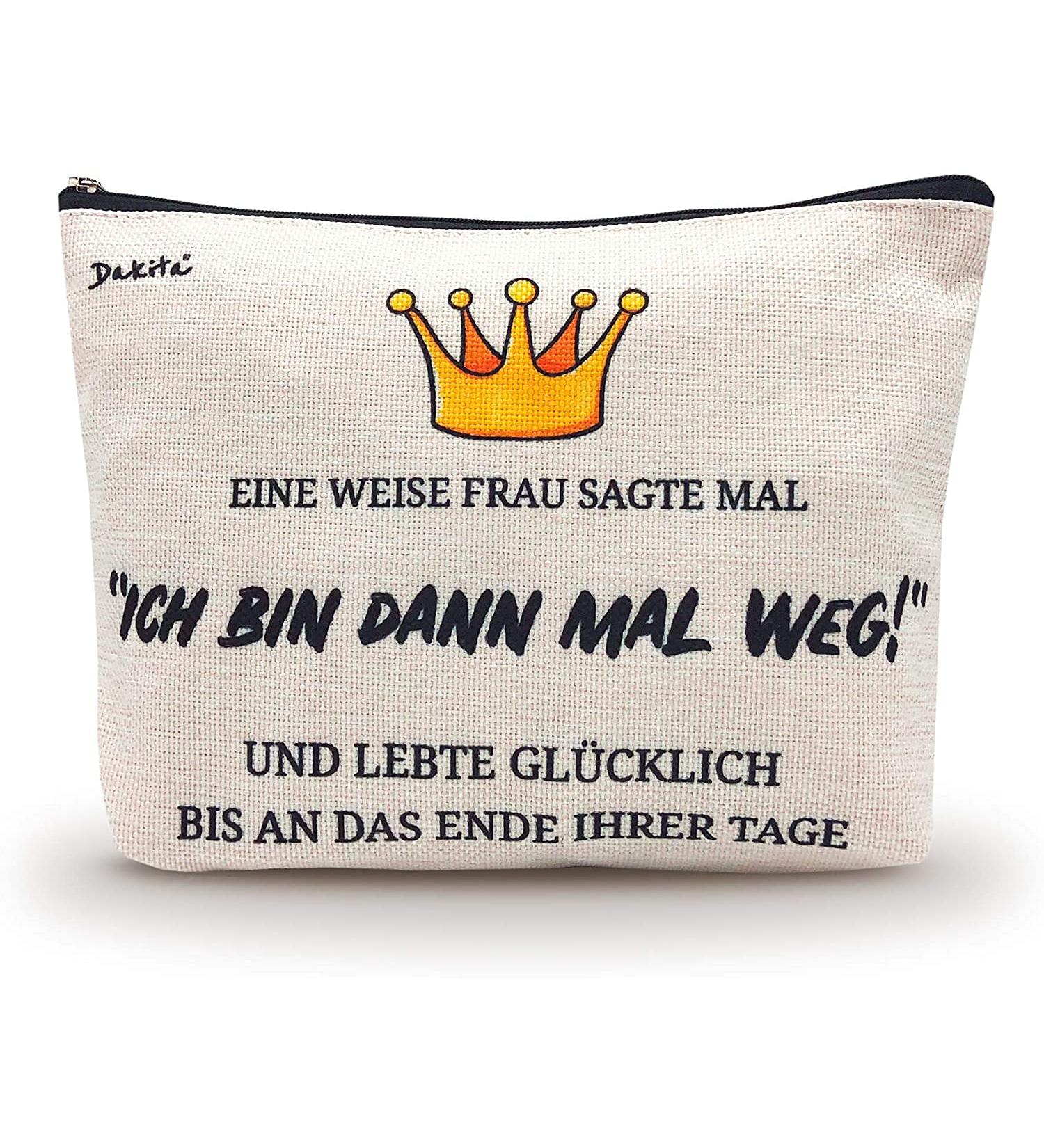 Funny Cosmetic Bag - Perfect Farewell Gift for Colleagues & Friends | 22x17x5cm Cultural Gift - Buy Online on GoSupps.com