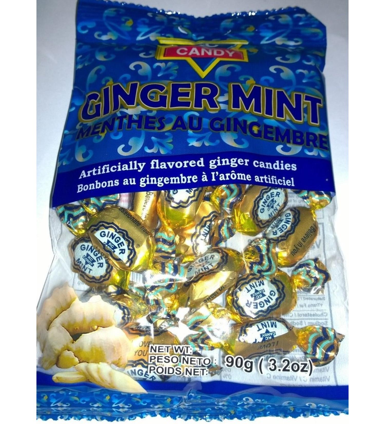 KC Ginger Mints 3.2 Ounce (Pack of 1)