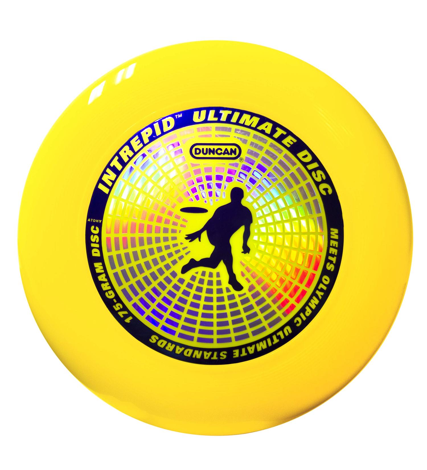 Duncan Intrepid Ultimate Competition Disc, 175g Precision Weighted Flying Disc, Yellow