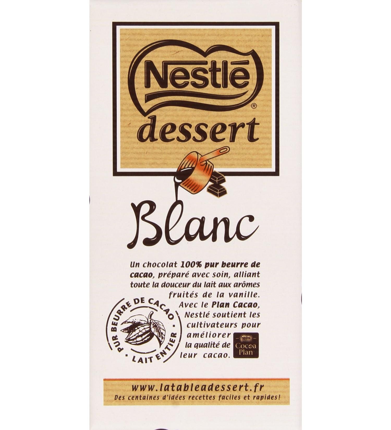 Nestl Dessert White Chocolate Bar 180 g - Buy Online on GoSupps.com