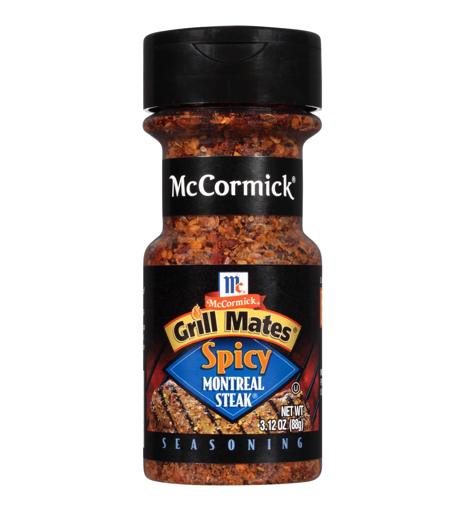 McCormick Grill Mates Spicy Montreal Steak Seasoning - 3.12 oz | Enhance Your Grilling Flavor - Buy Online on GoSupps.com