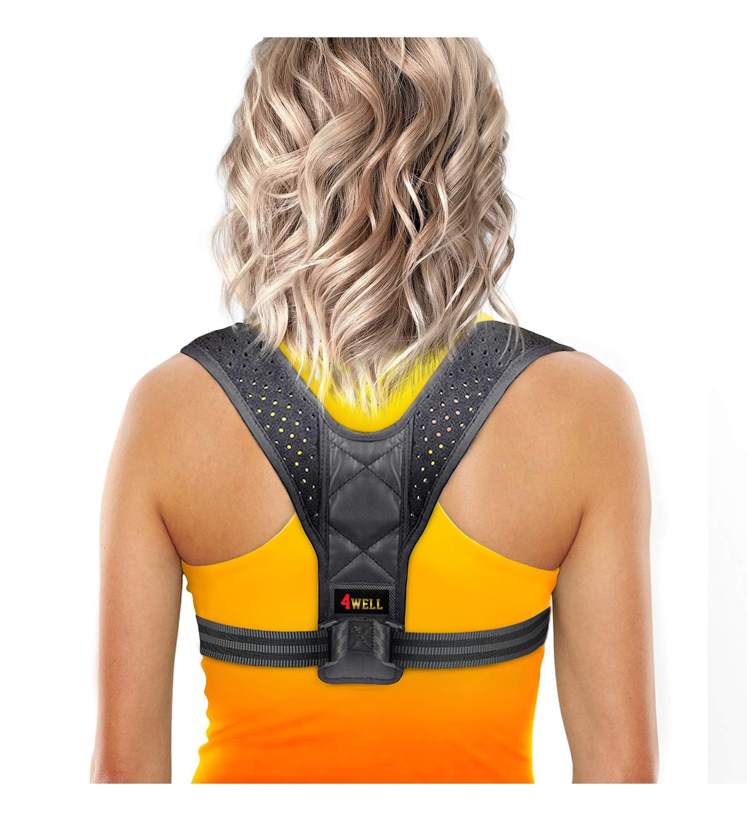 Posture Corrector for Women & Men - Comfortable Brace for Spinal Alignment & Support - Buy Online on GoSupps.com