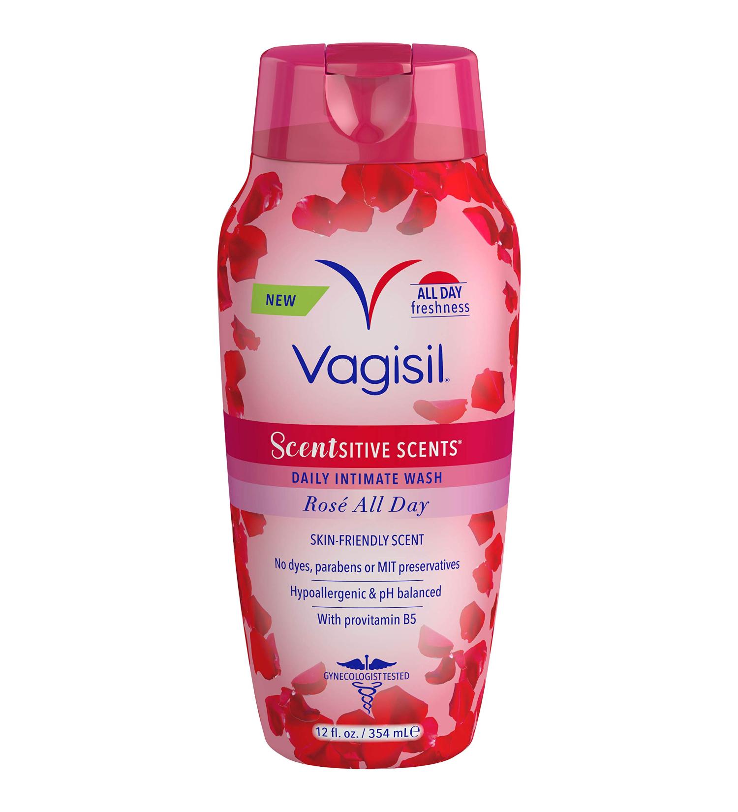 Vagisil Scentsitive Scents Daily Intimate Feminine Wash - Rose All Day, 12 Fl Oz - Buy Online on GoSupps.com