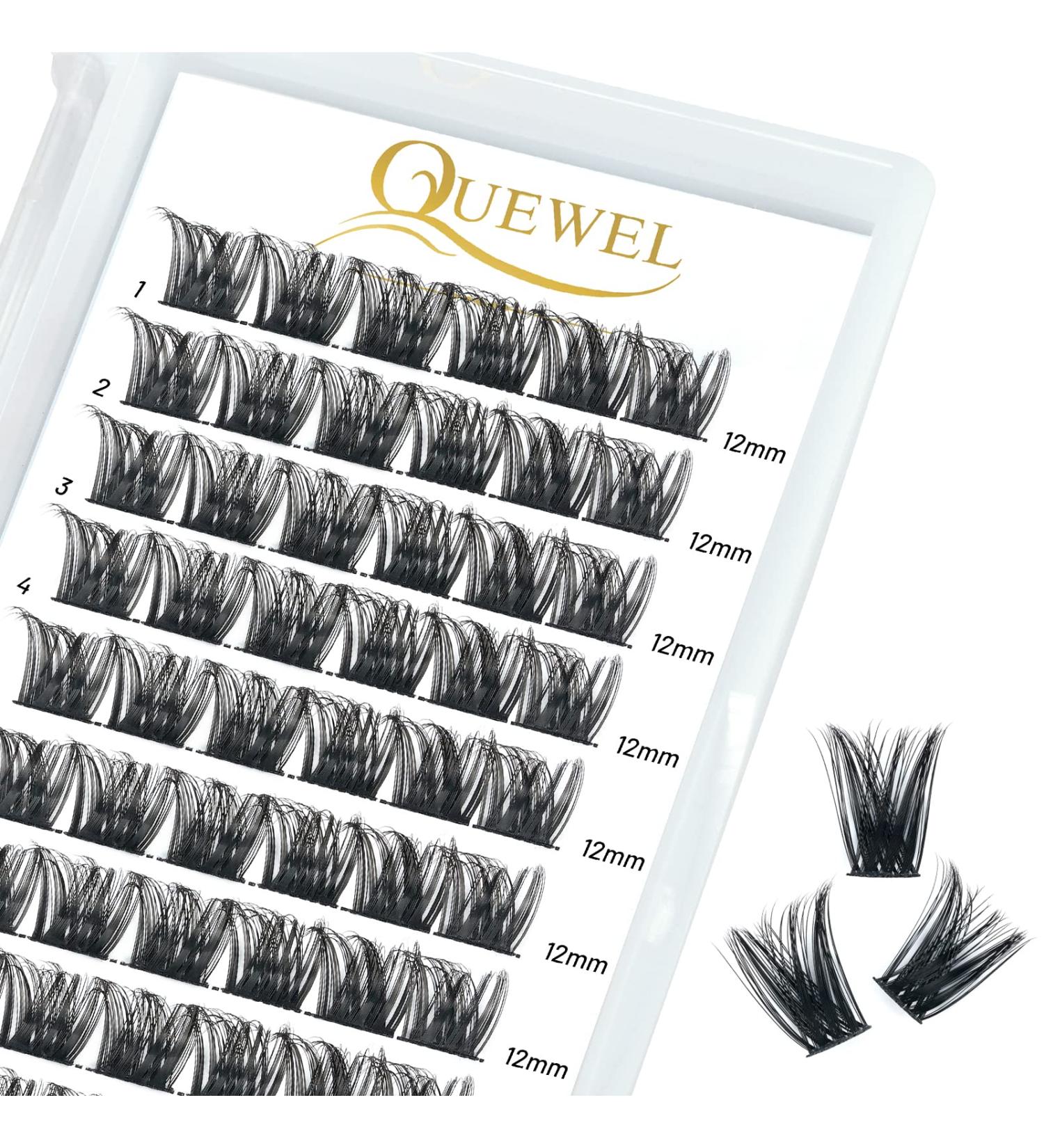 Shop Individual Eyelash Clusters - D Curl 12mm 72 Sticks - DIY Eyelash Extensions | Honey 01-D-12mm - Buy Online on GoSupps.com