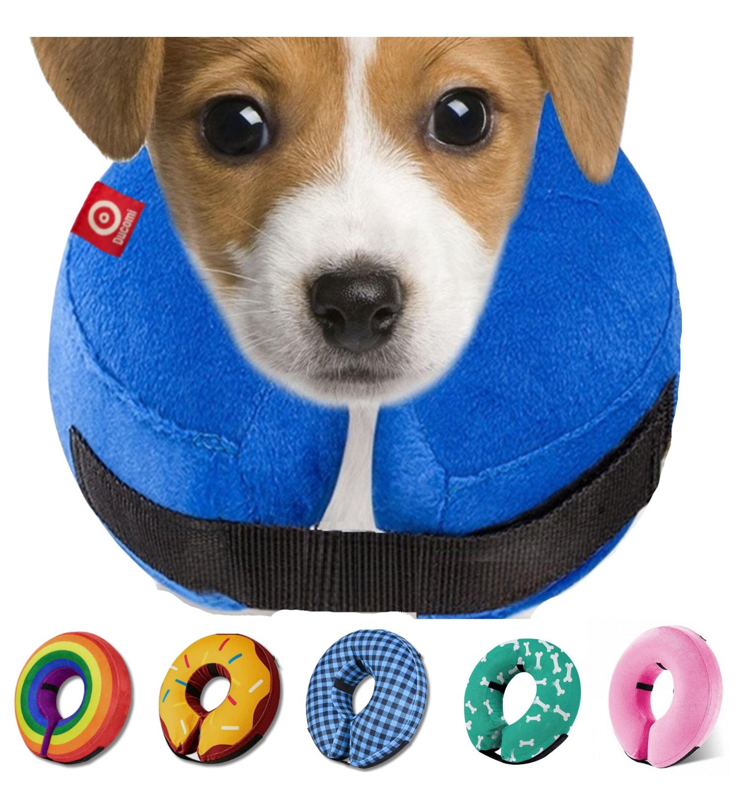 Ducomi Inflatable Dog & Cat Hinges - Relaxation & Freedom of Movement - Prevents Scratches & Bites - Blue Size S - International Shipping - Buy Online on GoSupps.com