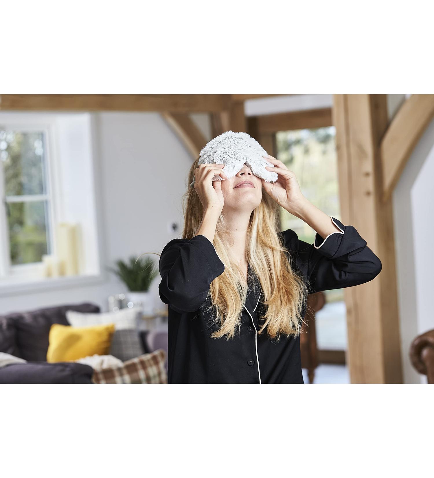 Warmies Heatable Eye Mask with French Lavender Scent - Grey - Buy Online on GoSupps.com