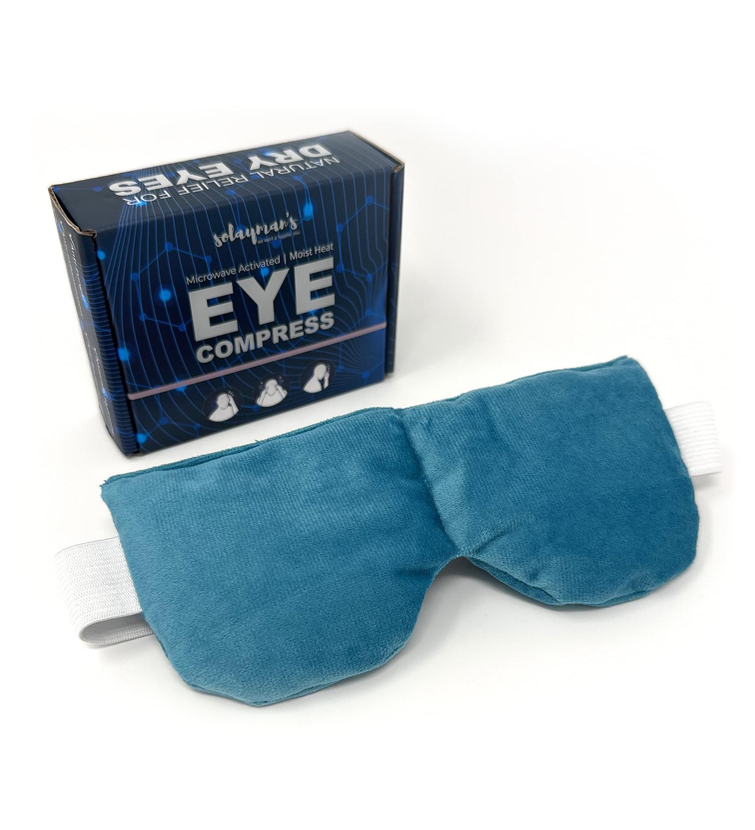 Solayman's Moist Heat Eye Compress | Microwave Activated Dry Eye Relief | Soothing Moist Heat for Irritated Eyes - Buy Online on GoSupps.com