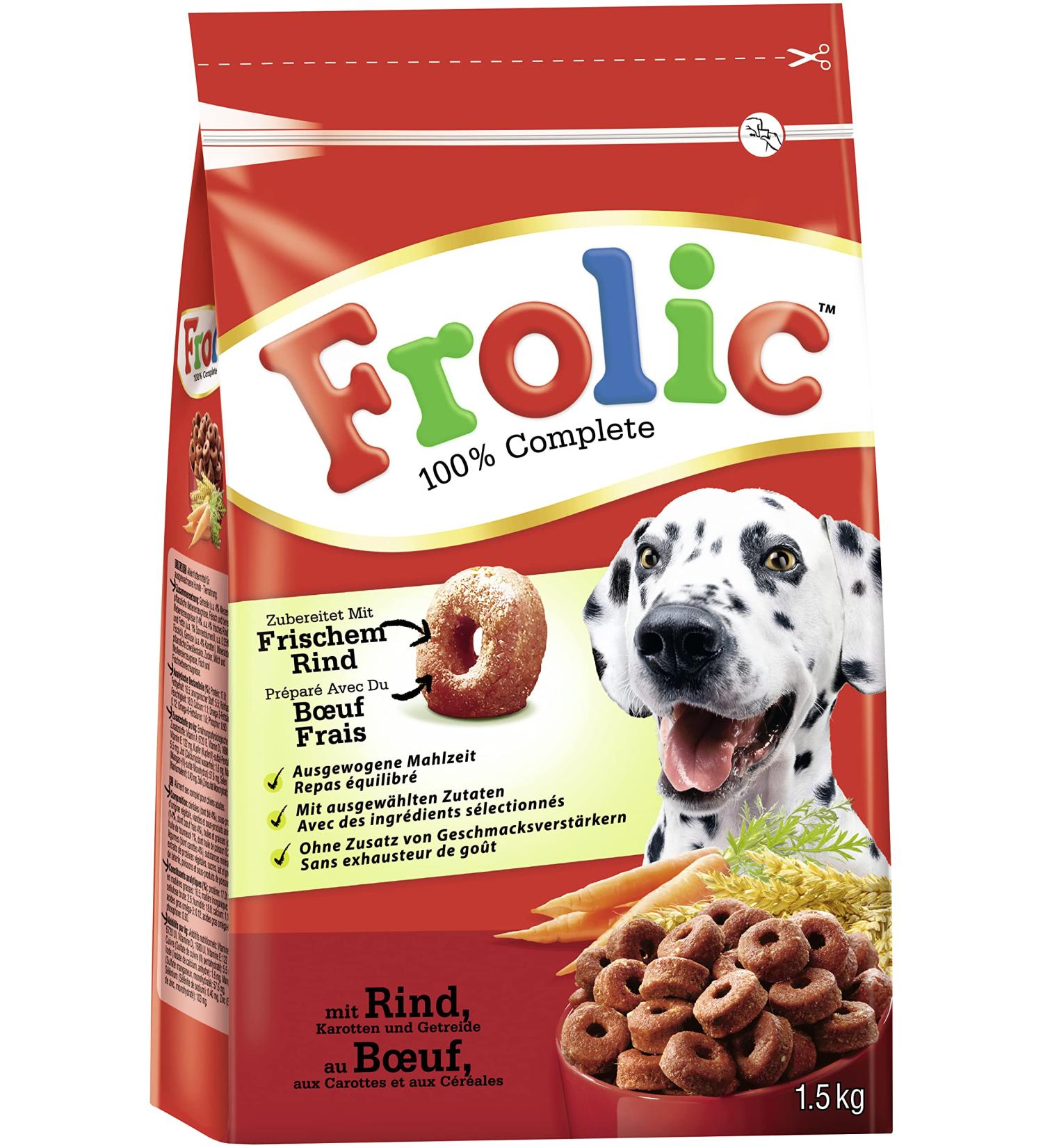 Frolic Semi-Wet Dry Food with Boelig Egg for Adult Dogs 1.5 kg - Buy Online on GoSupps.com