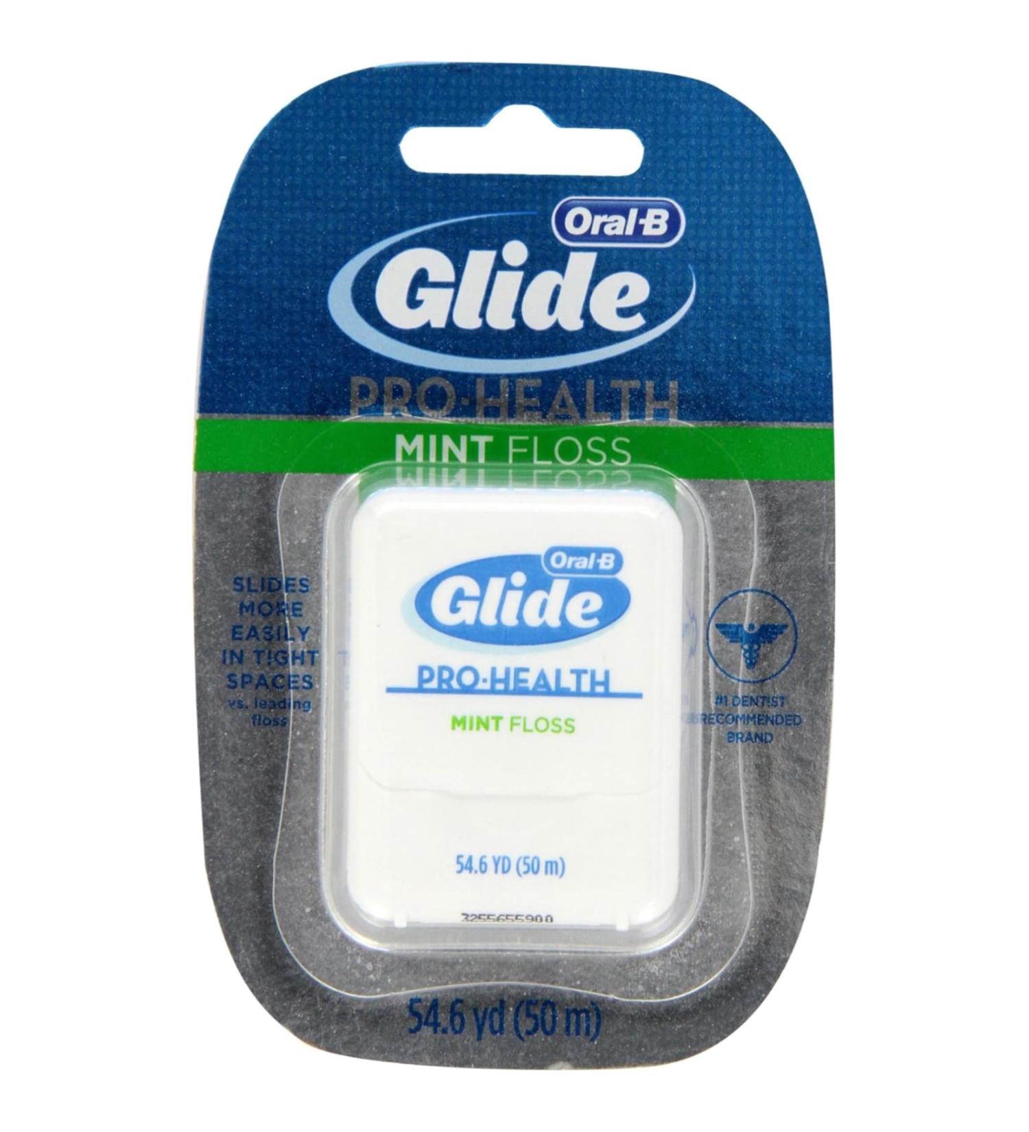 Buy Crest Glide Mint Dental Floss 54.6 Yards - International Shipping Available | Fresh Mint Flavor for Superior Cleaning - Buy Online on GoSupps.com