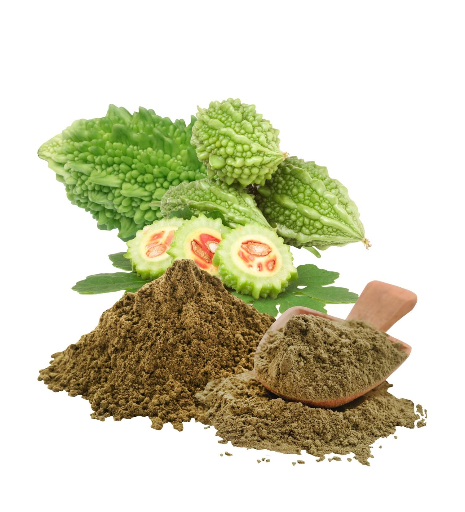 The Good Guru Bitter Melon Powder Karela Powder 250g - Organic Blood Purifier | Non GMO Momordica Charantia | Gluten Free - Promotes Healthy Lifestyle | Zip Lock Bag - Buy Online on GoSupps.com