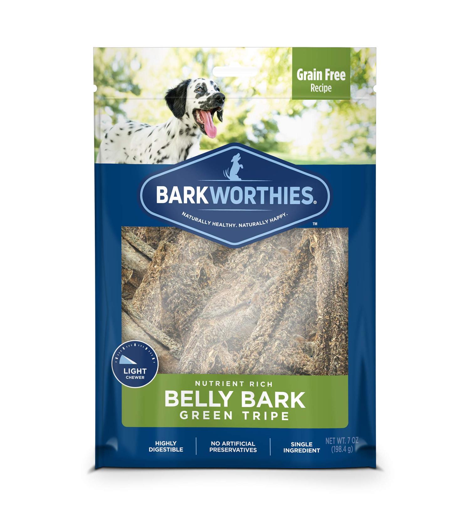 Barkworthies Green Tripe Sticks Treat 7-Ounce Pack of 1 - Buy Online on GoSupps.com