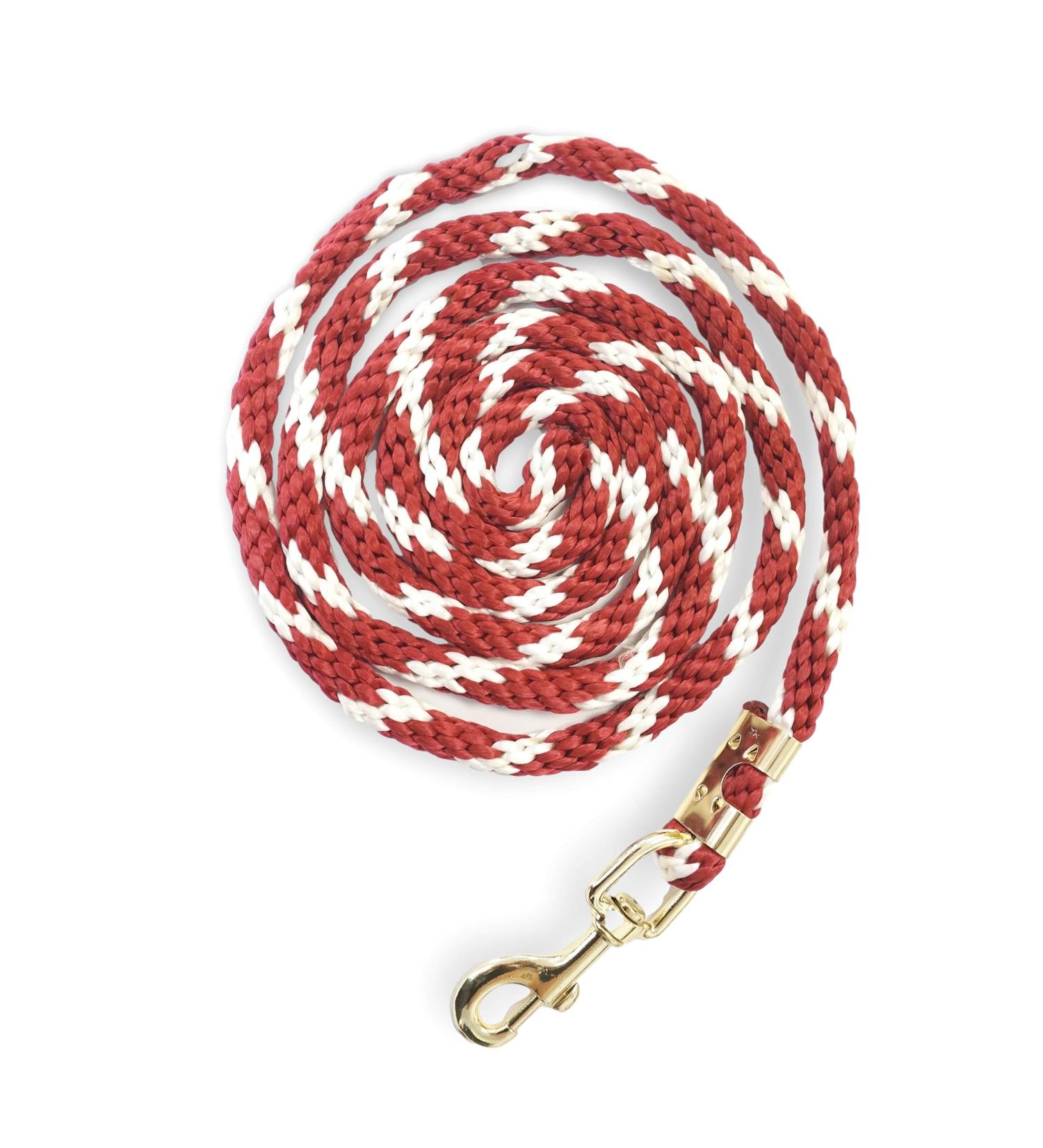 Stylish Red Lead Rope for Horses | Tie Rope for Ponies Donkeys & Goats - Durable & Versatile Designs - Buy Online on GoSupps.com