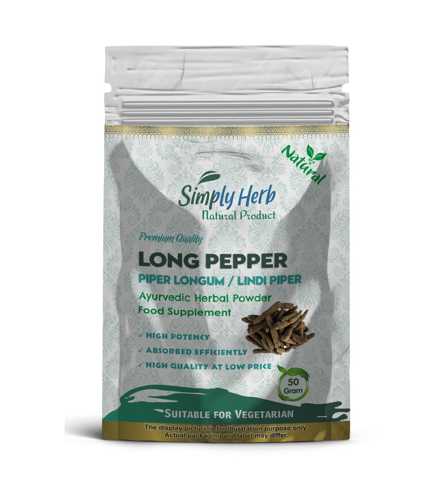 Long Pepper Powder (50 Gram) 50.00 g (Pack of 1)