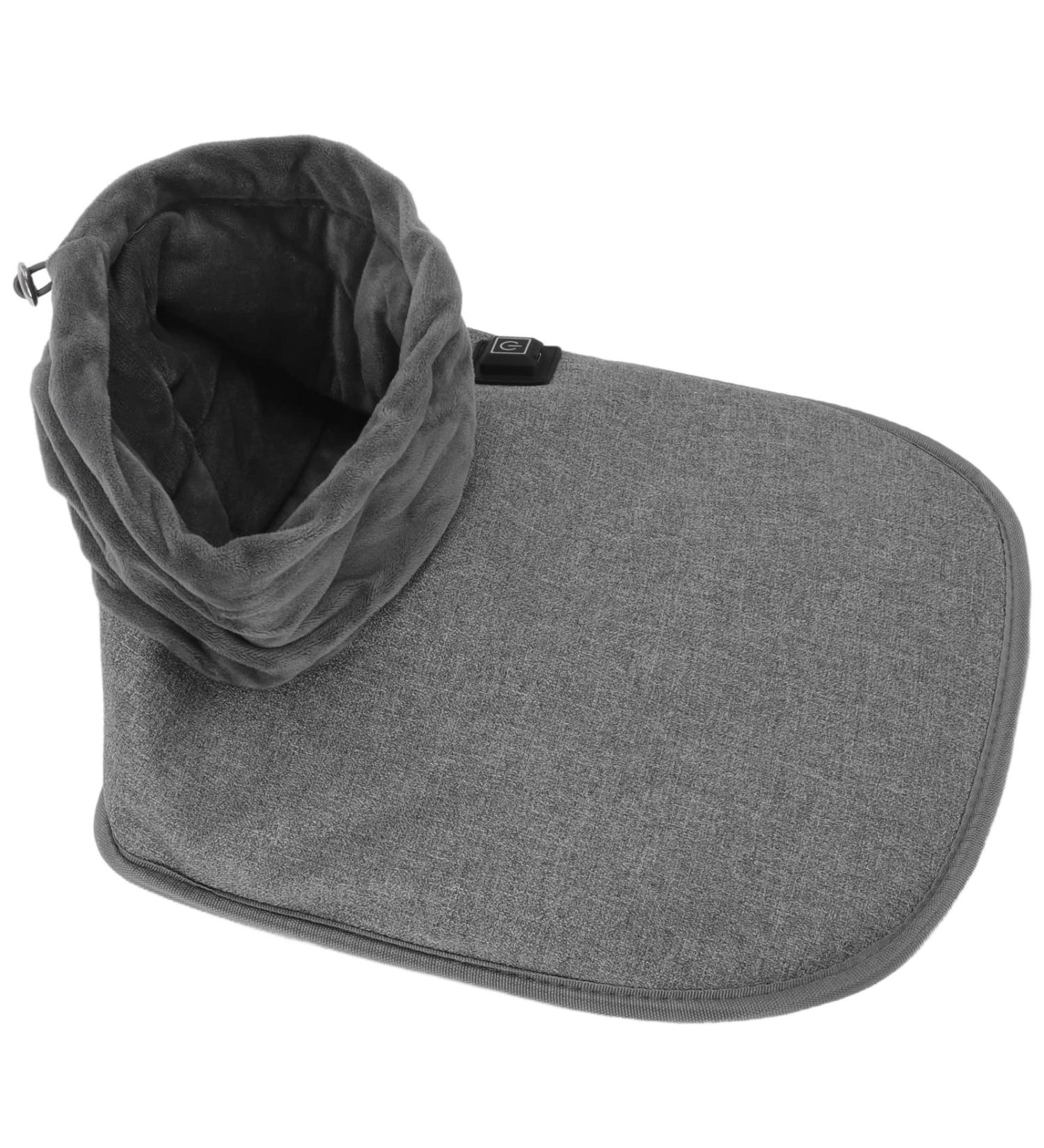 Heated Foot Warmers for Men & Women | USB Heating Pillows | 3-Temperature Settings | Plush Gray Gift for Pain Relief - Buy Online on GoSupps.com