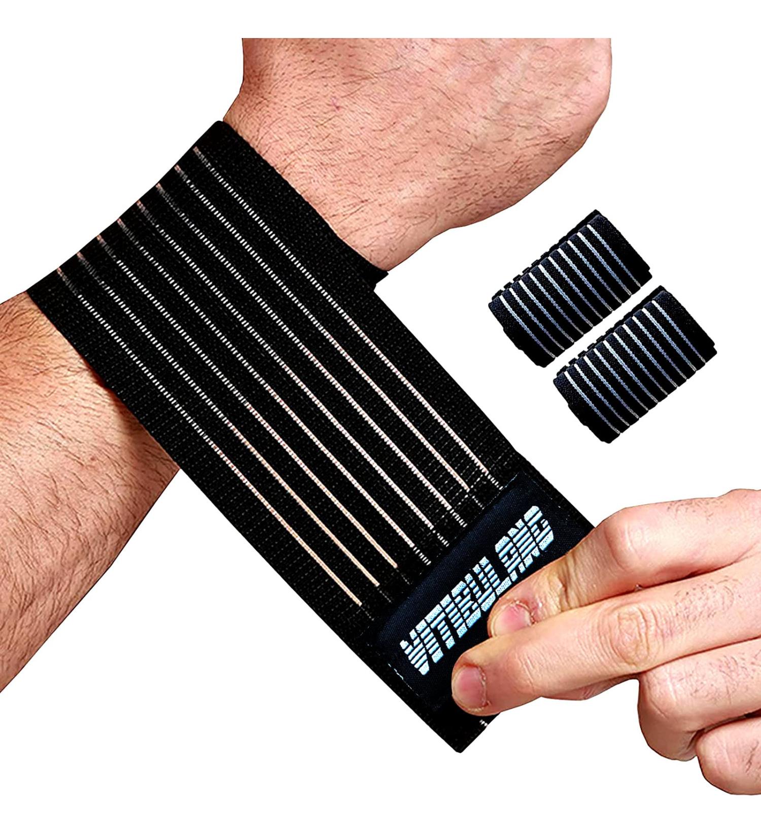 2 Pack Tennis Wrist Support Wrist Bands for Working Out Adjustable Carpal Tunnel Wrist Brace Lightweight Wrist Wraps Sweat Wristband Support for Men Suitable for Various Fitness Sports Occasions - Buy Online on GoSupps.com