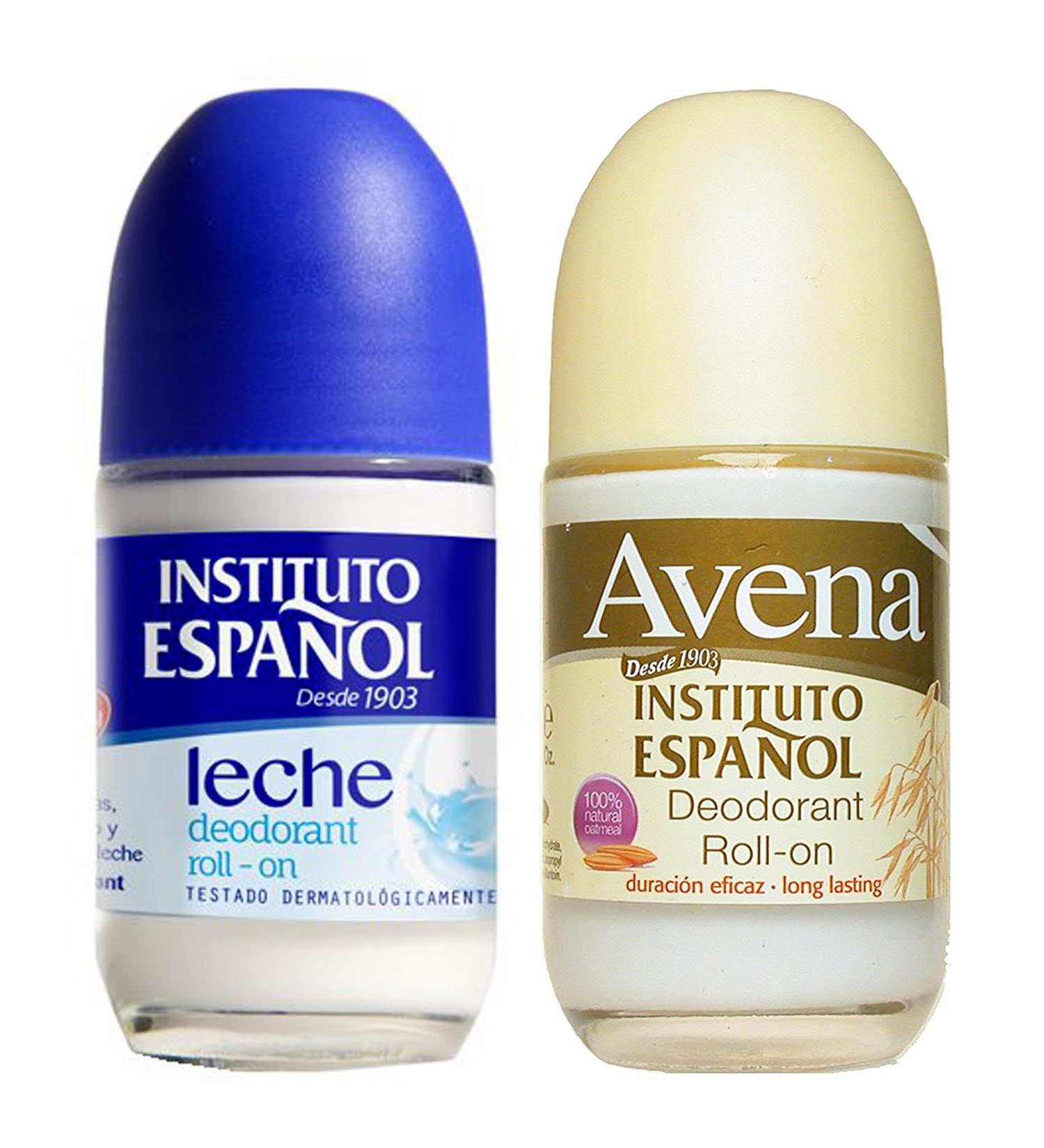 Instituto Espanol 24 Hour Avena Deodorant Roll On Combo - 2 Pack | Long Lasting Protection - Buy Online on GoSupps.com