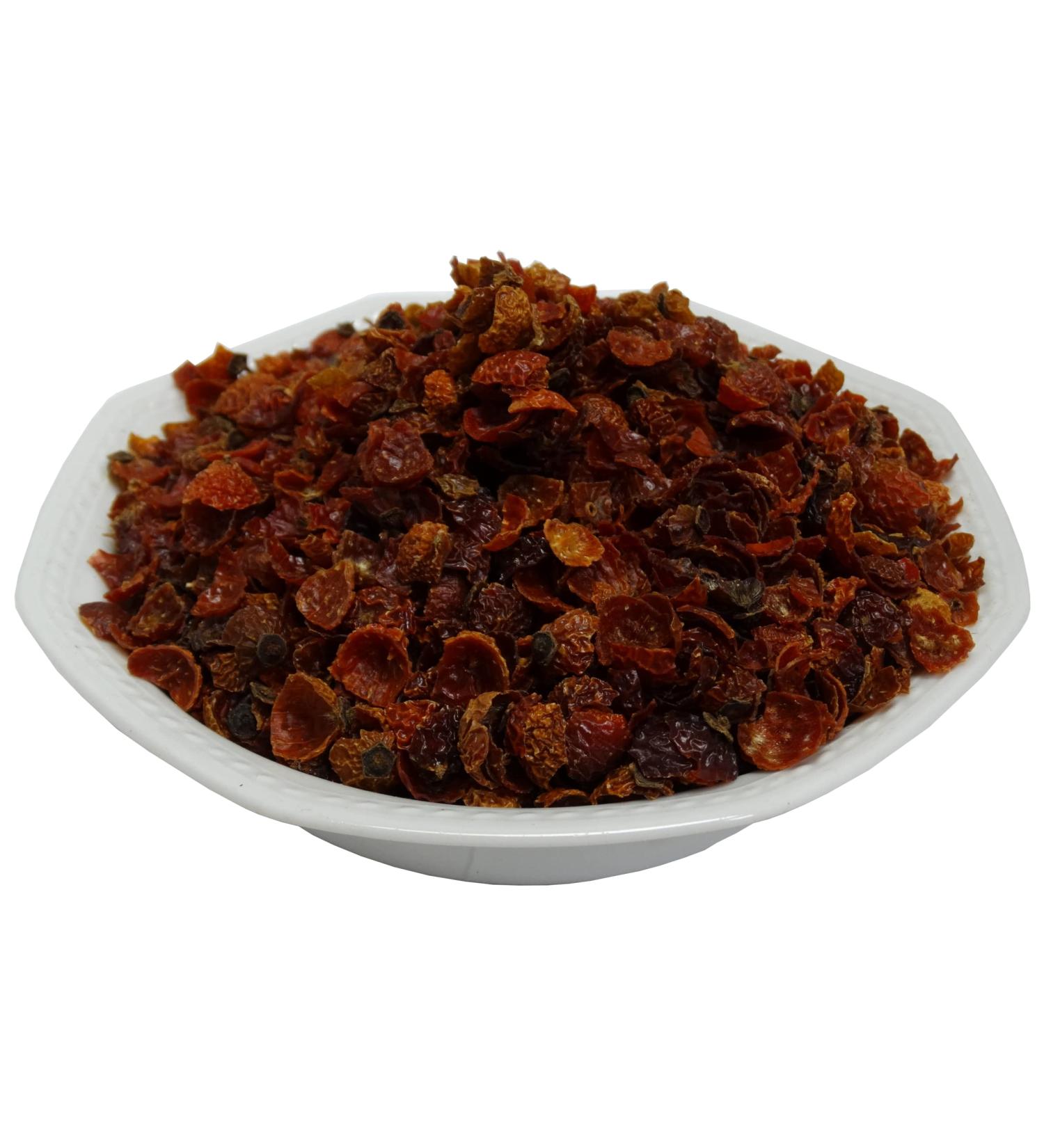 100g Rose hip shells cut Loose Leaf naturally pure without additives in a resealable bag - Buy Online on GoSupps.com