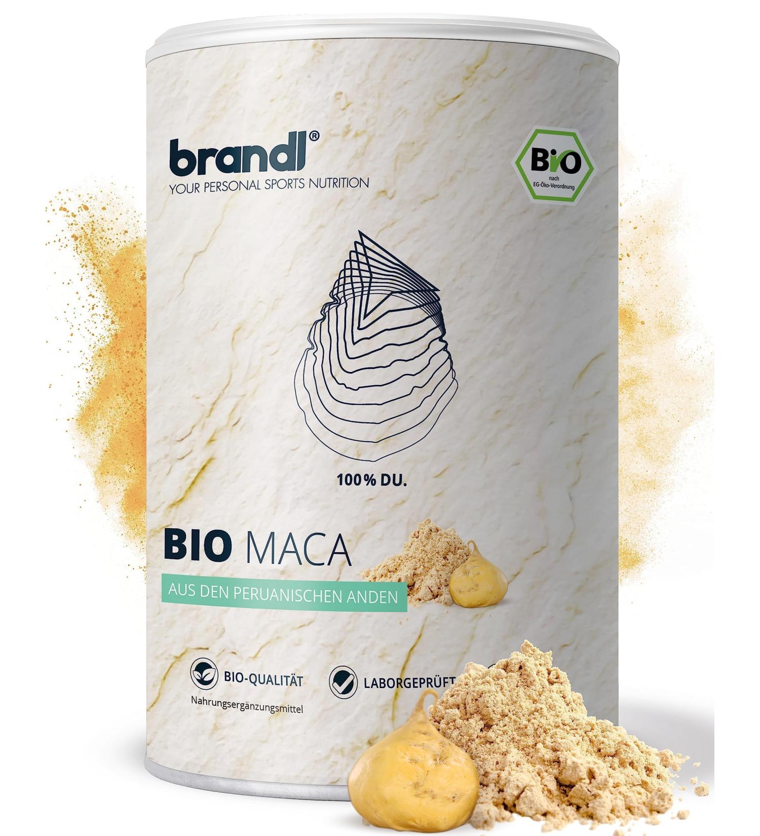 Organic Maca Powder from Peru | Brandl | 500g | Perfect for Athletes | International Shipping Available - Buy Online on GoSupps.com