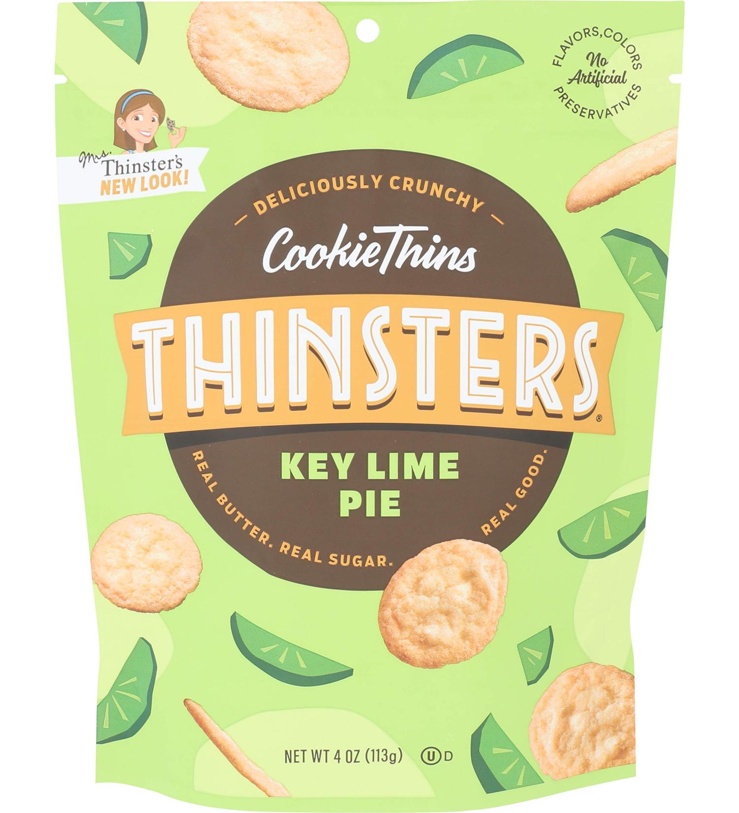 Thinsters Key Lime Pie Cookies Thins - 4 oz Pack - Buy Online on GoSupps.com