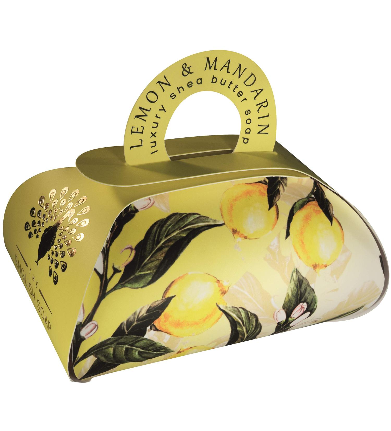 Buy The English Soap Company Large Gift Bag Bath Soap - Lemon & Mandarin 260g | International Shipping Available - Buy Online on GoSupps.com