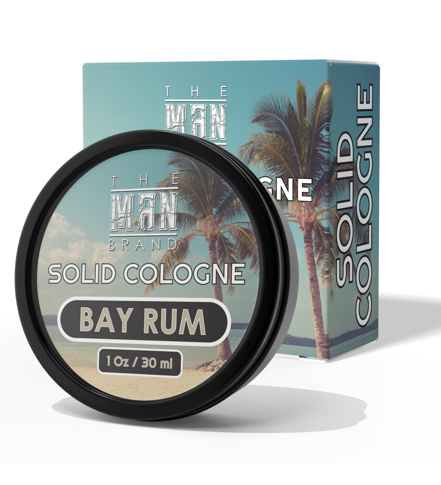 Solid Cologne Men's Bay Rum Cologne for Men Wax Bay Rum Solid Cologne for men Solid Perfume with a Bay Rum and coconut scent (1 Ounce Bay Rum Mens Cologne Balm) - Buy Online on GoSupps.com